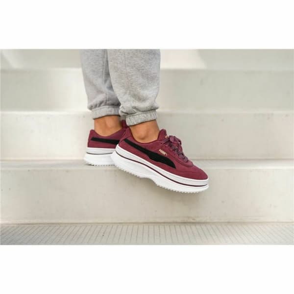 Naisten vapaa-ajan lenkkarit Puma Sportswear Deva Suede Tummanpunainen - 39