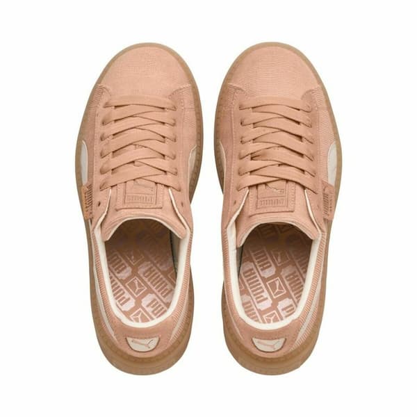 Naisten vapaa-ajan lenkkarit Puma Platform Trace Corduroy Oranssi - 39