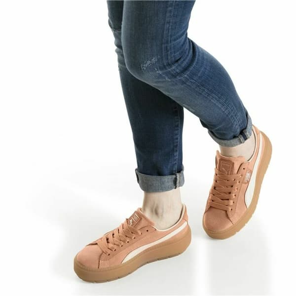 Naisten vapaa-ajan lenkkarit Puma Platform Trace Corduroy Oranssi - 39