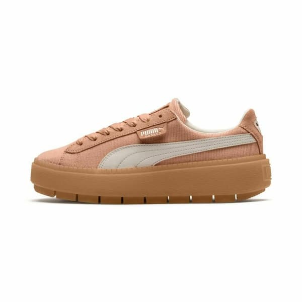Naisten vapaa-ajan lenkkarit Puma Platform Trace Corduroy Oranssi - 39