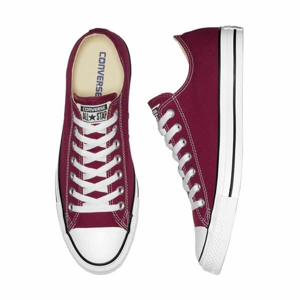 Naisten rennot kävelykengät Converse Chuck Taylor All Star Classic Low Tummanpunainen - 35