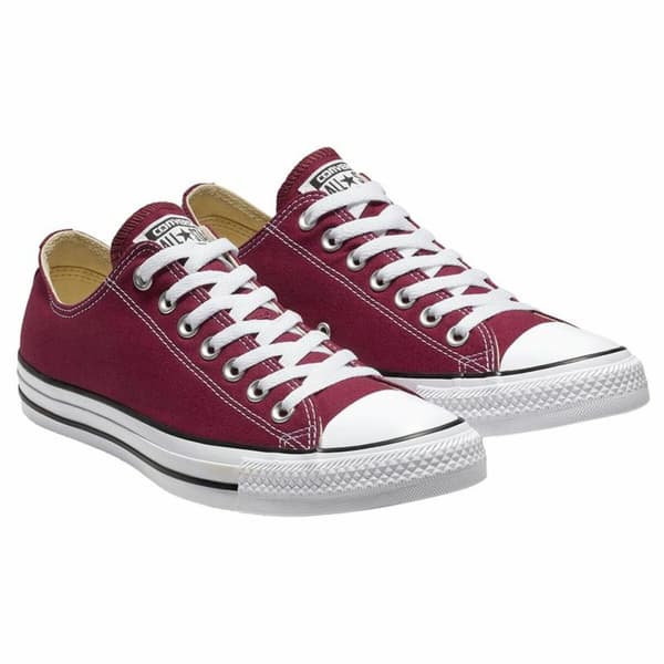 Naisten rennot kävelykengät Converse Chuck Taylor All Star Classic Low Tummanpunainen - 35