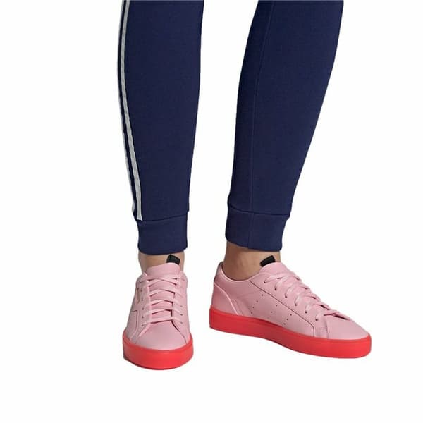 Naisten vapaa-ajan lenkkarit Adidas Originals Sleek Vaaleanpunainen - 36