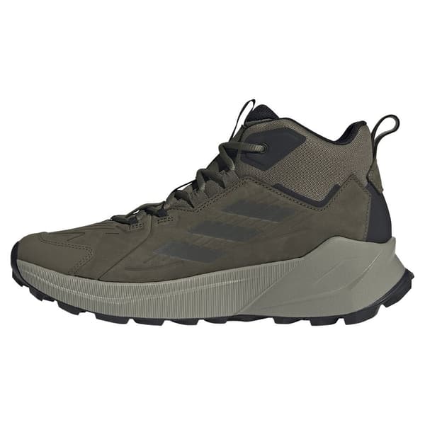 Adidas Terrex Trailmaker 2.0 Mid Leather Vandringsskor Grönt EU 44 Man