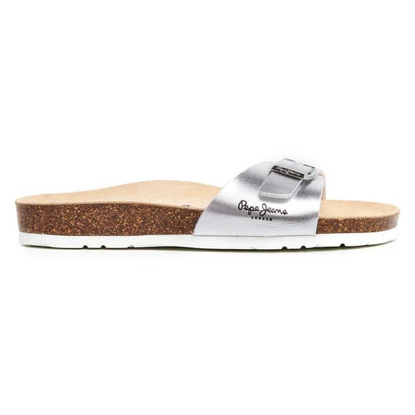 Pepe Jeans Oban Metal Sandaler Silver EU 37 Kvinna