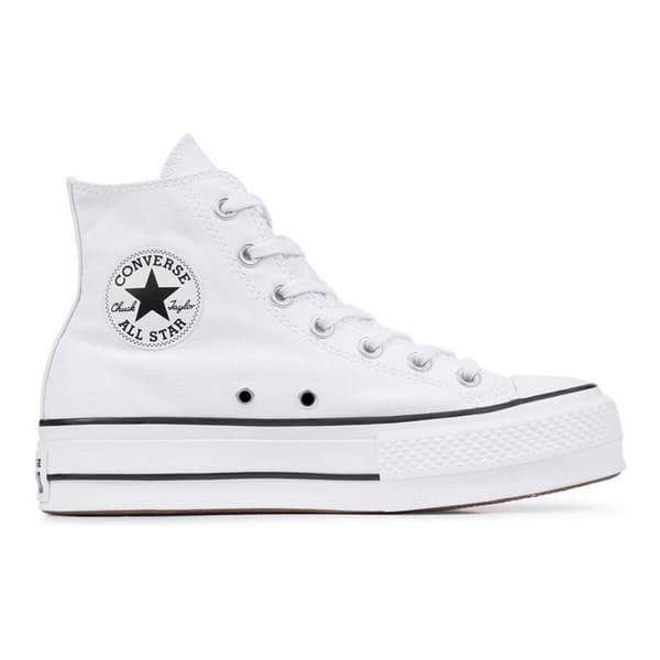Sportskor Casual Dam Converse All Star Platform High Top Vit - 40