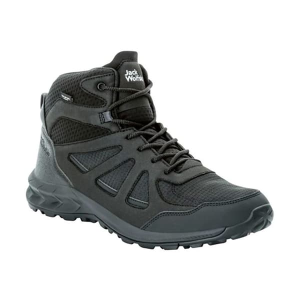 Jack Wolfskin Woodland 2 Texapore Mid Vandringskängor Grå EU 45 1/2 Man