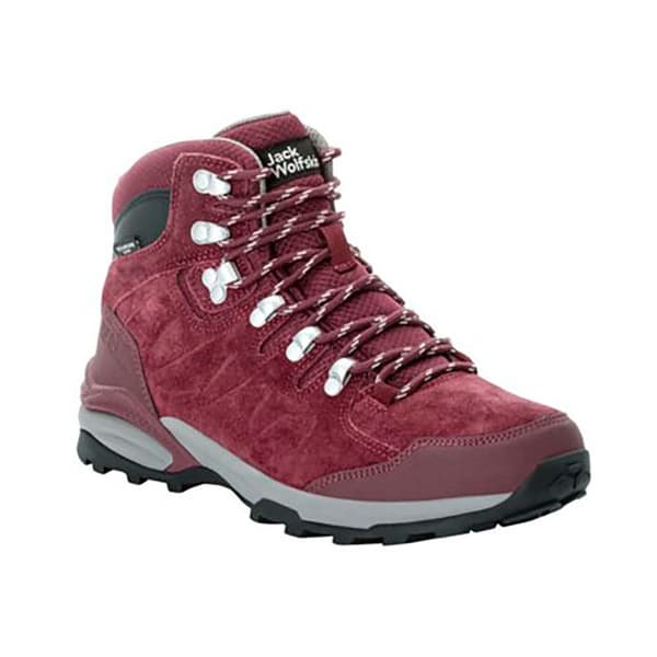 Jack Wolfskin Refugio Texapore Mid Vaelluskengät Punainen EU 36 Nainen