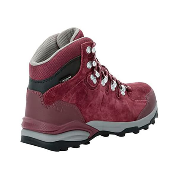 Jack Wolfskin Refugio Texapore Mid Vaelluskengät Punainen EU 36 Nainen