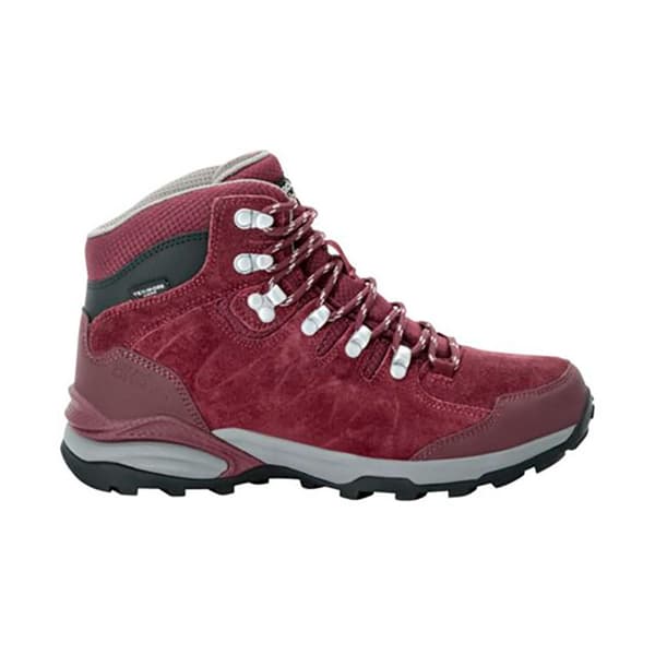 Jack Wolfskin Refugio Texapore Mid Vandrestøvler Rød EU 36 Kvinde