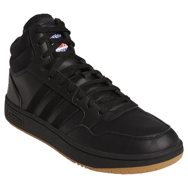 Adidas Hoops 3.0 Mid Sko Sort EU 45 1/3 Mand