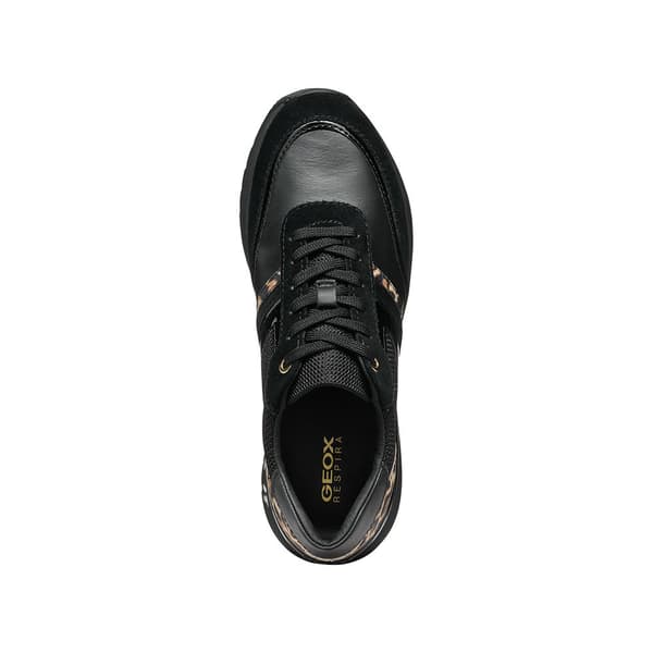 Geox D Desya A Sko Sort EU 38 Kvinde