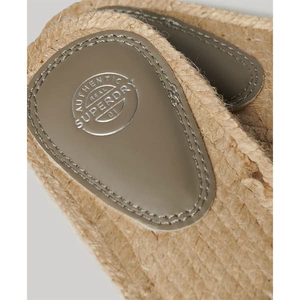 Superdry Canv Overlay Espadriller Grå EU 38 Kvinna