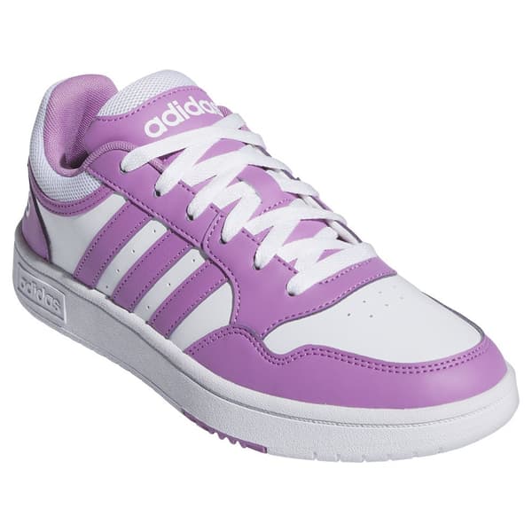 Adidas Hoops 3.0 Sko Hvid,Lilla EU 38 Kvinde