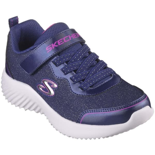 Skechers Bounder Groove Skor Utan Snören Blå EU 35 Pojke