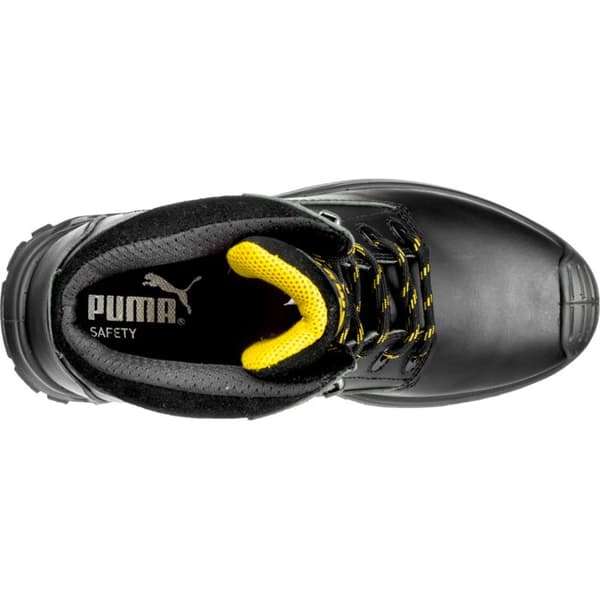 Puma Borneo Black Mid S3 SRC högsäkerhetsskor - Svart
