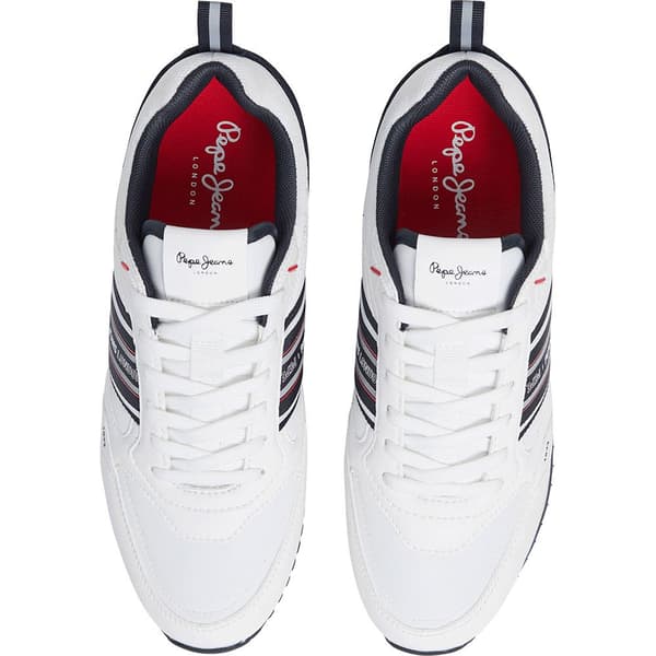 Pepe Jeans Dublin Young Sko Hvid EU 42 Mand