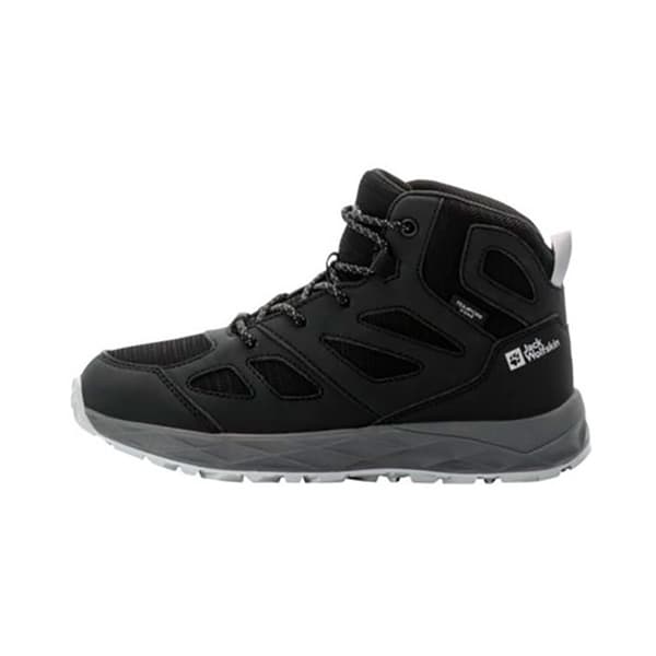 Jack Wolfskin Woodland 2 Texapore Mid Vandringskängor Svart EU 34
