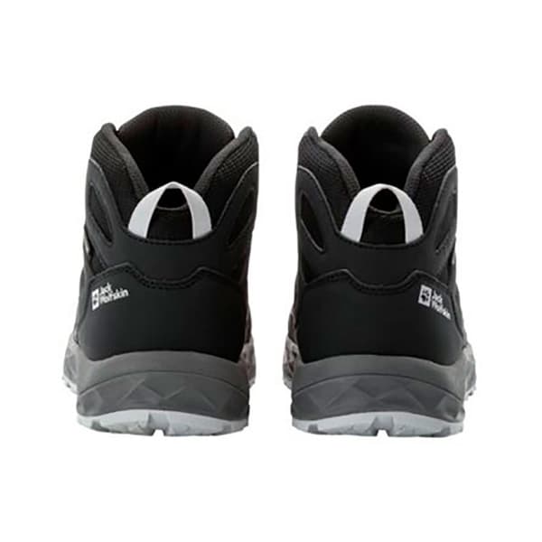 Jack Wolfskin Woodland 2 Texapore Mid Vandringskängor Svart EU 34