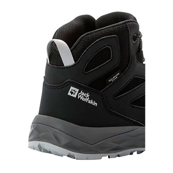 Jack Wolfskin Woodland 2 Texapore Mid Vandringskängor Svart EU 34