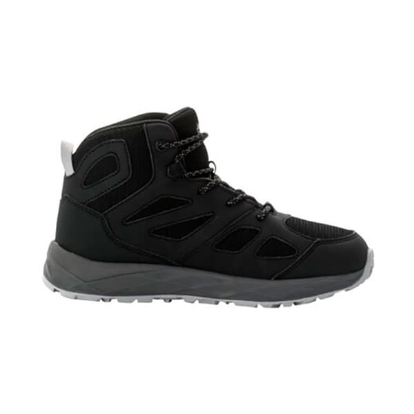Jack Wolfskin Woodland 2 Texapore Mid Vandringskängor Svart EU 34
