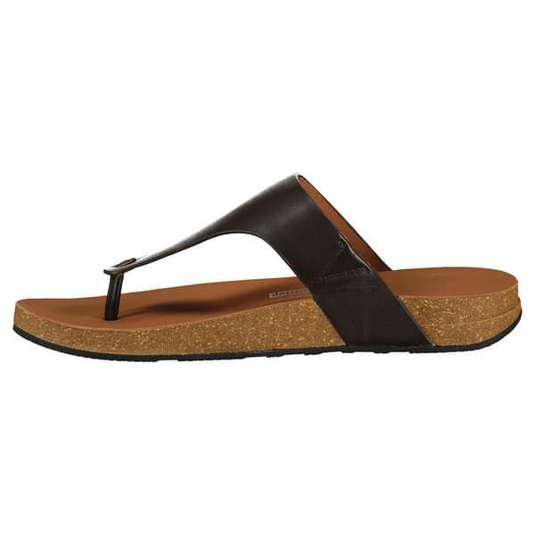 Fitflop Iqushion Leather Toe-post Sandaler Brun EU 42 Man