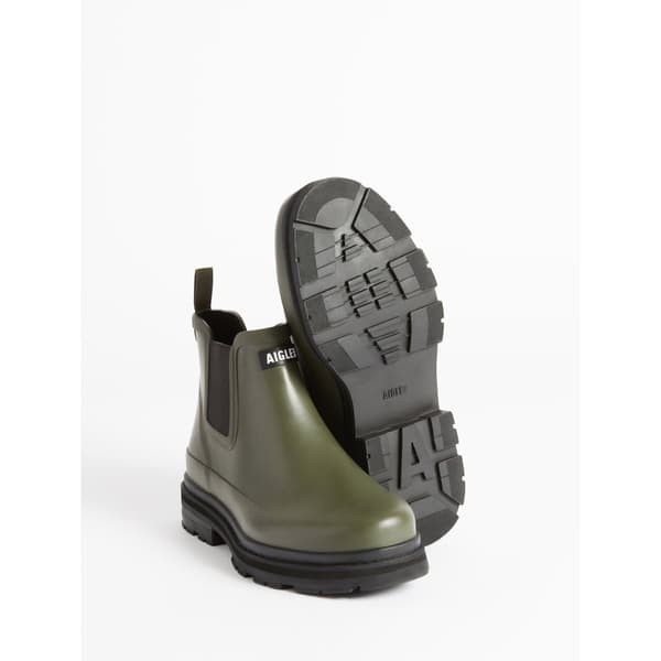 Aigle Soft 2 Gummistøvler Grøn EU 37 Kvinde