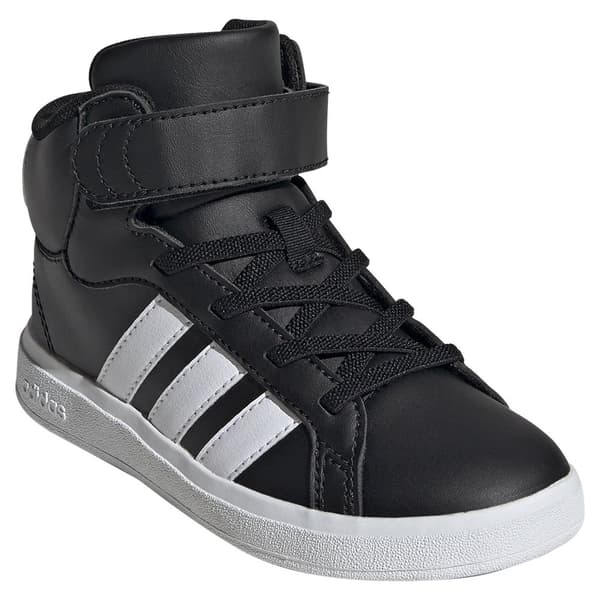 Adidas Grand Court Mid Sko Sort EU 38 2/3 Dreng