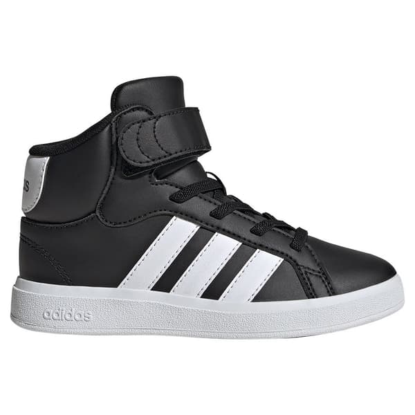 Adidas Grand Court Mid Sko Sort EU 38 2/3 Dreng