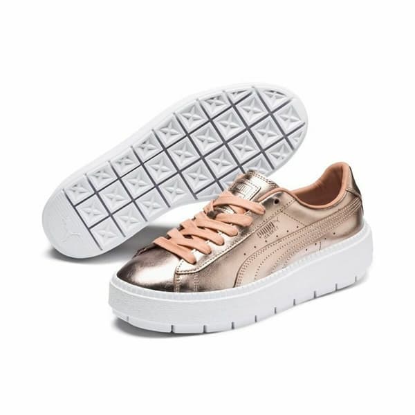Naisten vapaa-ajan lenkkarit Puma Basket Platform Trace Luxe - 36