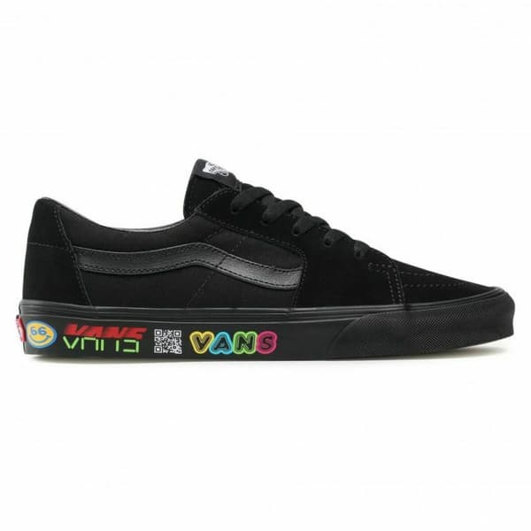 Naisten vapaa-ajan lenkkarit Vans SK8-Low Musta - 44