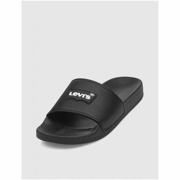 Naisten Flip-flopit Levi's June Batwing Patch Musta - 40