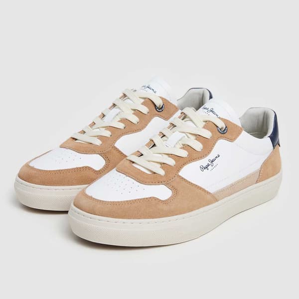 Pepe Jeans Camden Nature Sko Brun,Hvid EU 43 Mand