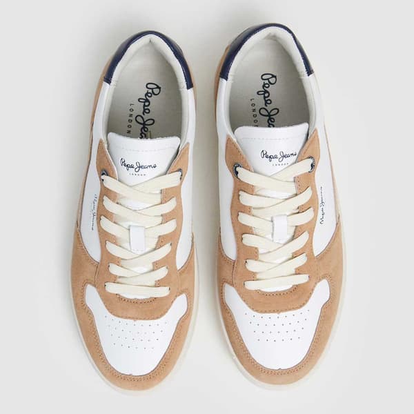 Pepe Jeans Camden Nature Sko Brun,Hvid EU 43 Mand