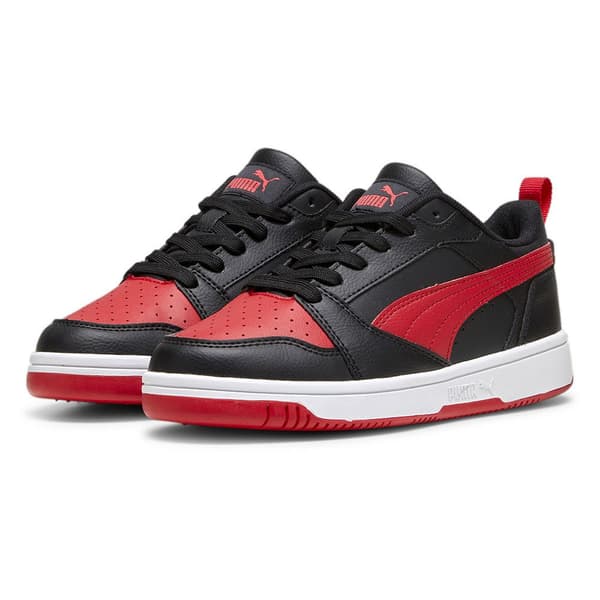 Puma Rebound V6 Lo Skor Röd,Svart EU 37 1/2 Pojke
