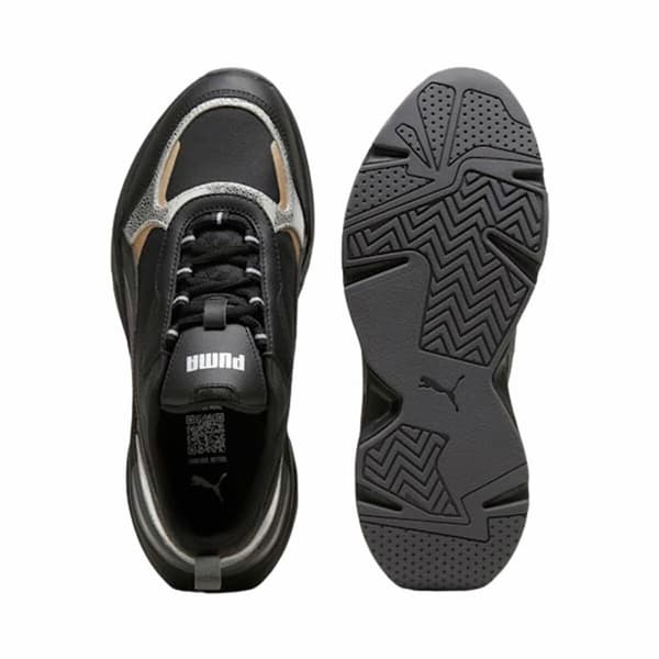 Kvinde Casual Sneakers Puma Cassia Metallic Shine Sort - 40