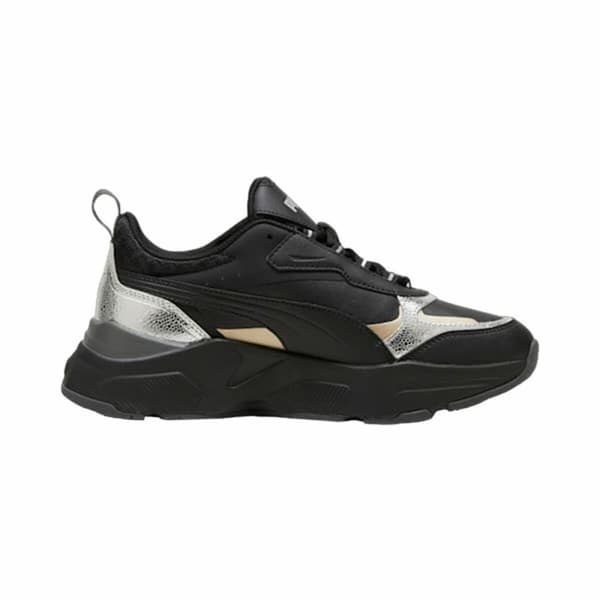 Kvinde Casual Sneakers Puma Cassia Metallic Shine Sort - 40
