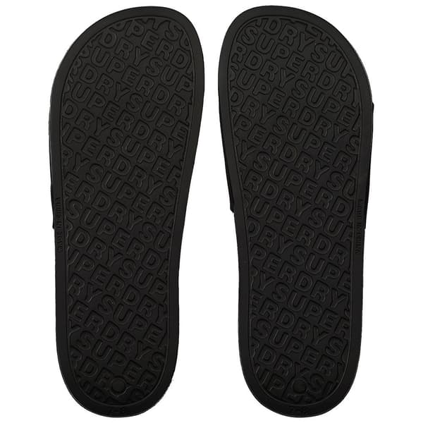 Superdry Logo Vegan Pool Sandaalit Musta EU 36-37 Nainen