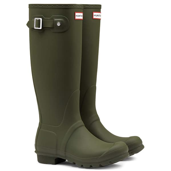 Hunter Original Tall Rain Stövlar Grönt EU 37 Kvinna