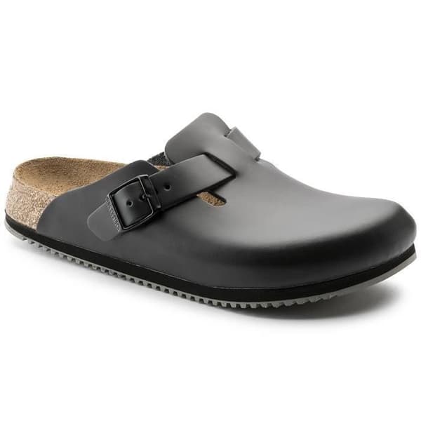 Sabots - Birkenstock - Boston - Naturläder - Halkfri sula - 41 Herr