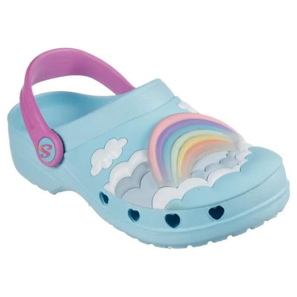 Sabots - Skechers - Heart Charmer-Radiant - Blå/regnbåge - Barn - Syntetisk