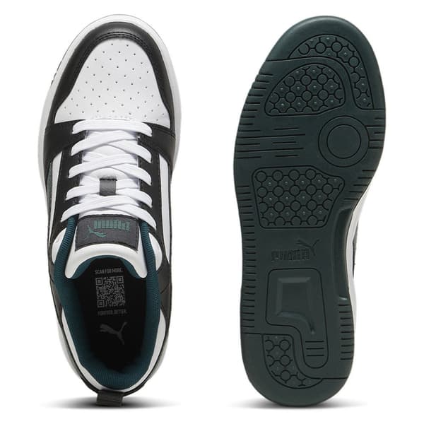 Puma Rebound V6 Lo Skor Vit,Svart EU 38 Pojke
