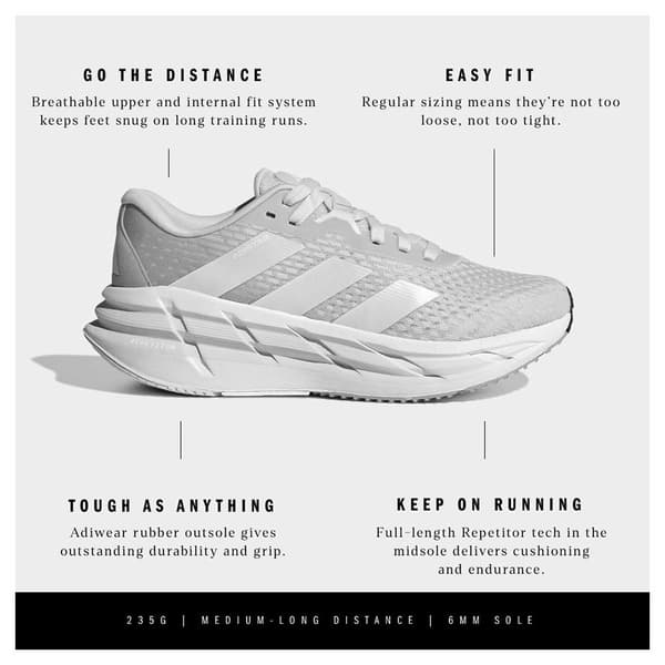 Adidas Adistar 3 Løbesko Blå EU 38 2/3 Kvinde