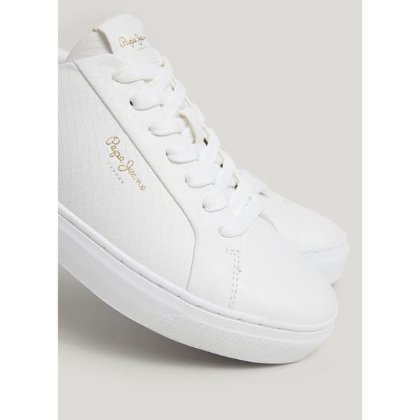 Pepe Jeans Camden Rump Skor Vit EU 36 Kvinna