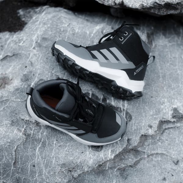 Adidas Terrex Ax4r Mid Vaelluskengät Harmaa EU 33 1/2