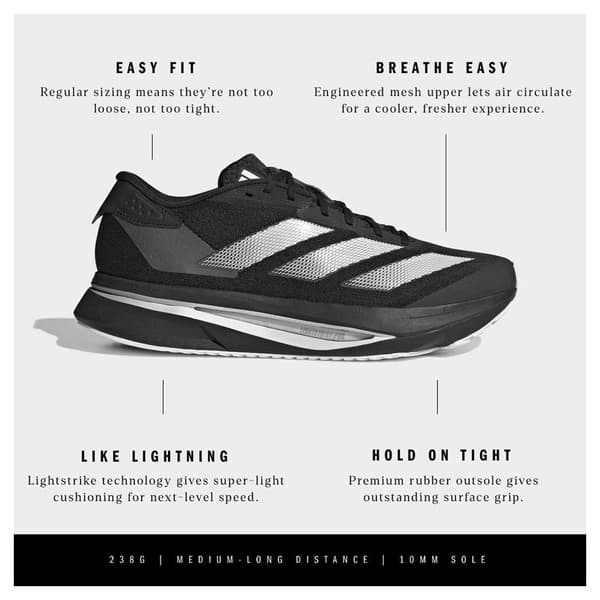 Adidas Adizero Sl2 Juoksukengät Valkoinen EU 38 Mies