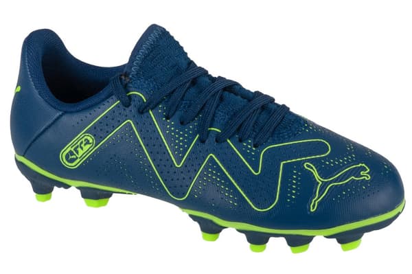 Puma Future Play FG/AG Jr 107388-03, för Pojke, Fotbollsskor, marinblå Navy 28