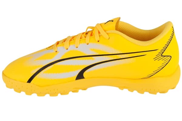 Puma Ultra Play TT Jr 107533-04, til Dreng, Turf fodboldtrænere, gul