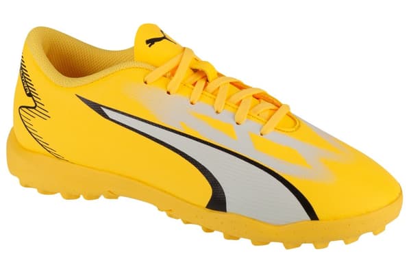 Puma Ultra Play TT Jr 107533-04, til Dreng, Turf fodboldtrænere, gul