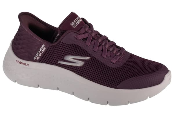 Skechers Slip-Ins: GO WALK Flex - Grand Entry 124836-BURG, Kvinna, Sneakers, vinröd Burgundy 40